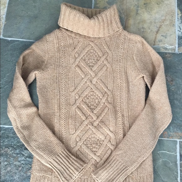 J. Crew Sweaters - J. Crew camel XXXS wool turtleneck